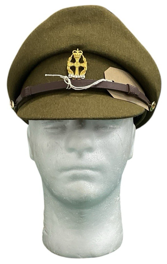 Royal Army Female QARANC Officer Hat Military Dress Hat Khaki MOD UK [RC006]0