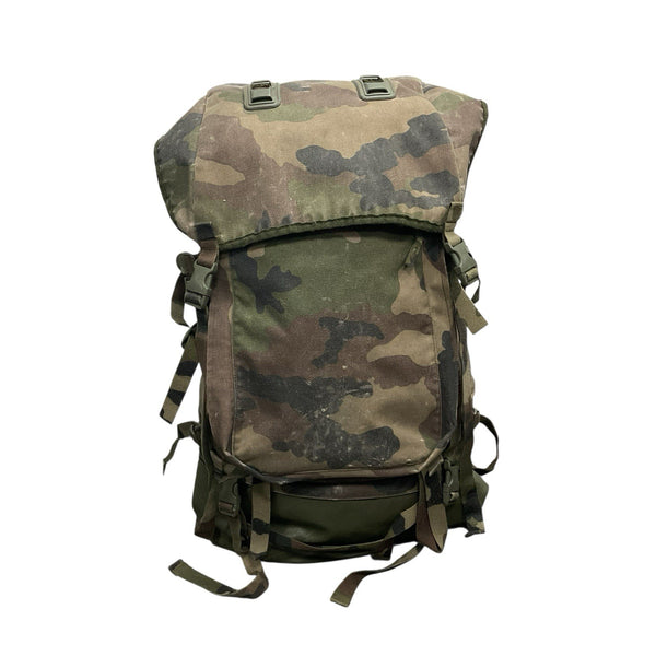 French Army F2 Assault Pack Cordura 80L Bergen Woodland Camo CCE0