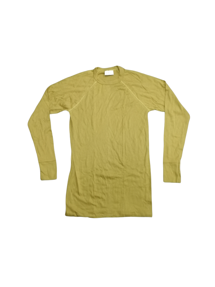 Dutch Army Mustard Long Sleeve Thermal Top T15