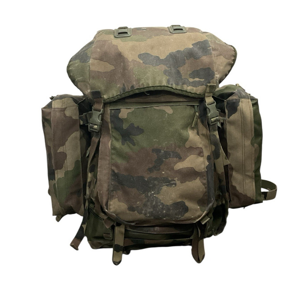 French Army F2 Assault Pack Cordura 80-100L Bergen + Detachable Side Pouches CCE0