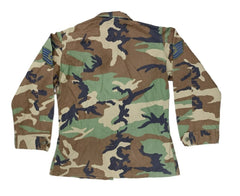 US Army Hot Weather Woodland Camouflage BDU Shirt Ripstop Combat Jacket