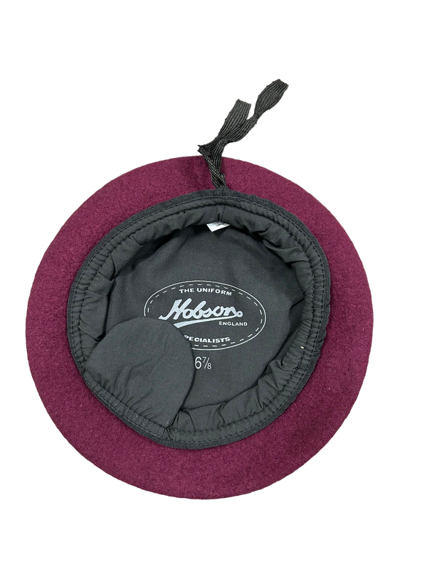 British Army Hobson of England Maroon Beret - NEW