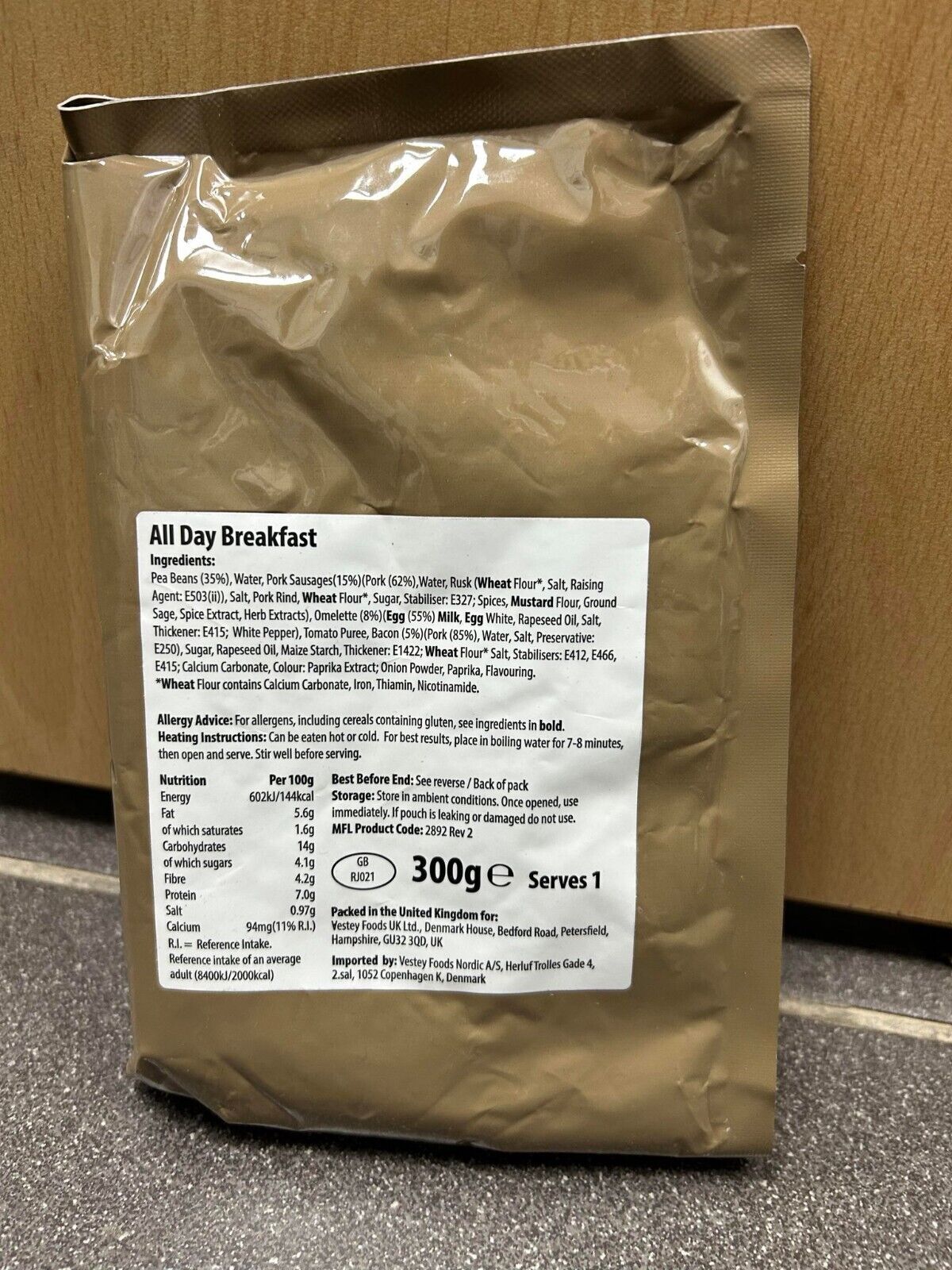 British Army MOD Ration Pack Meals – Pools Surplus Stores