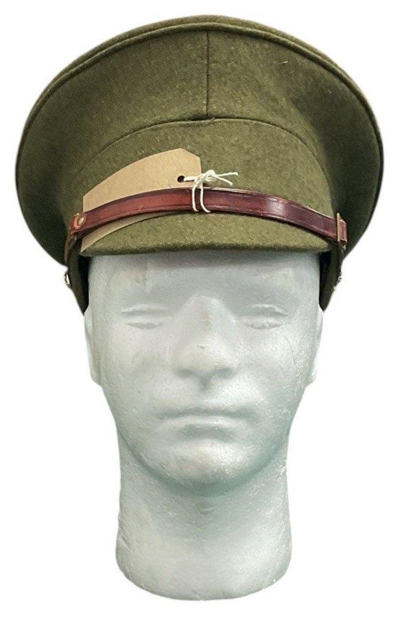 British Army Khaki Guards Cap Service Peaked Military Hat MOD UK [RC017]0