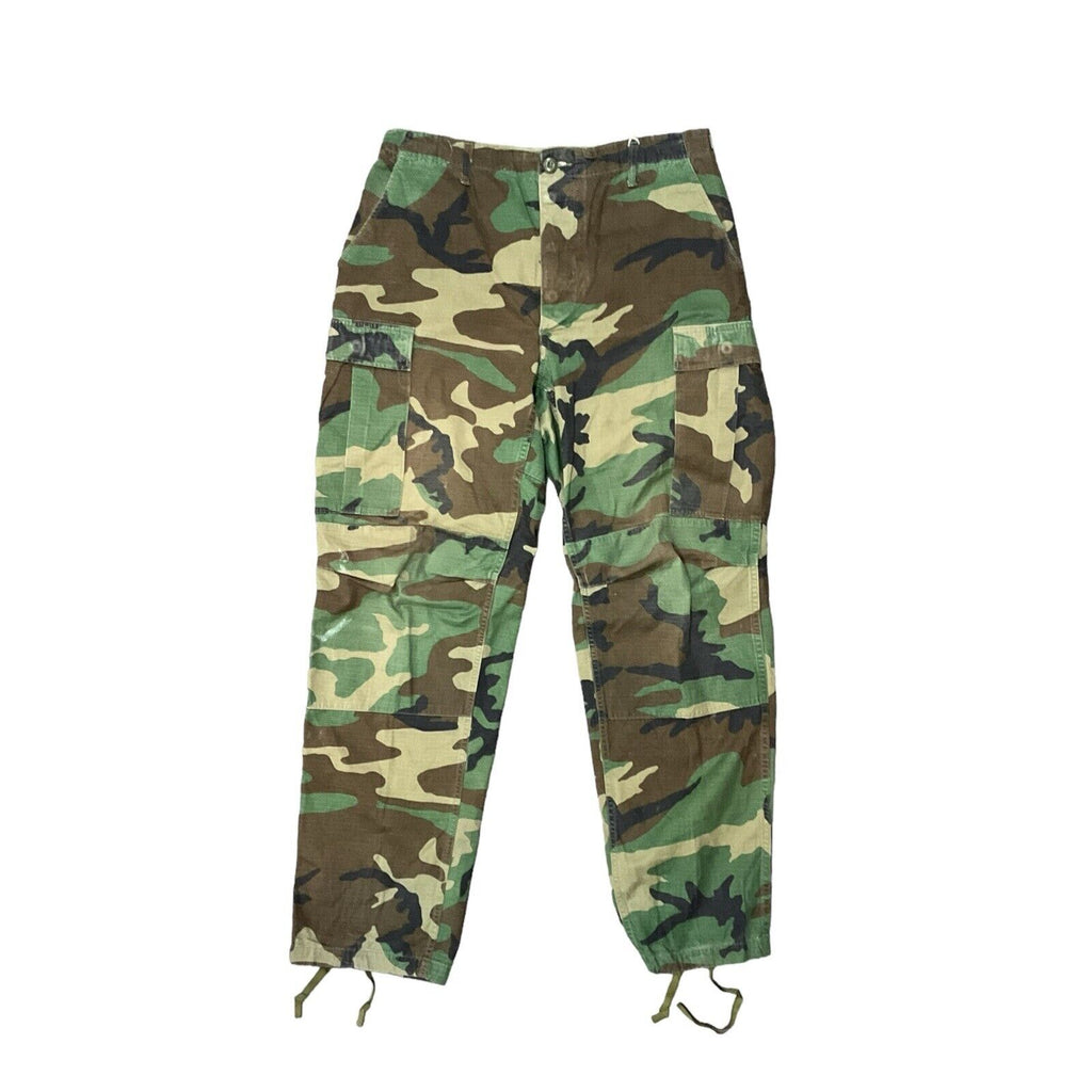 US Army m81 Woodland Camo Combat Trousers MED-LONG [LC18]