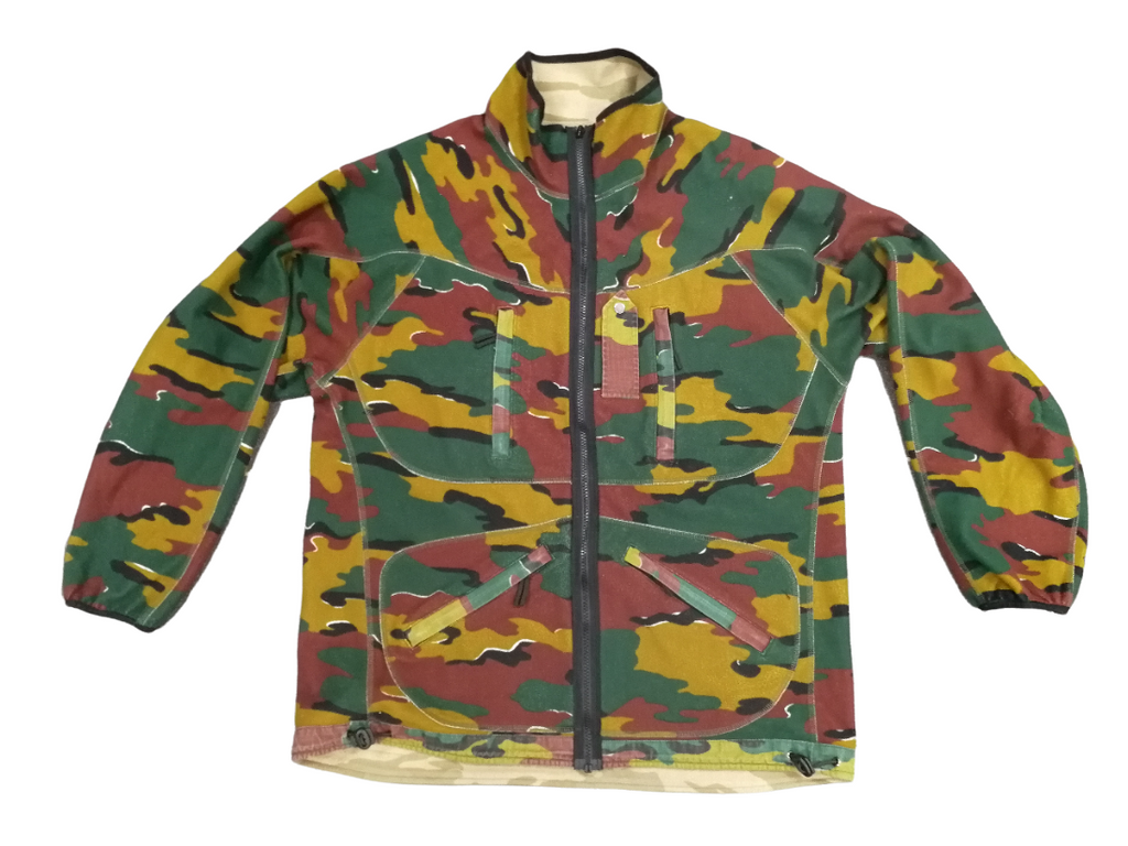 Belgian Army Jigsaw Camo Reversible Fleece Jacket