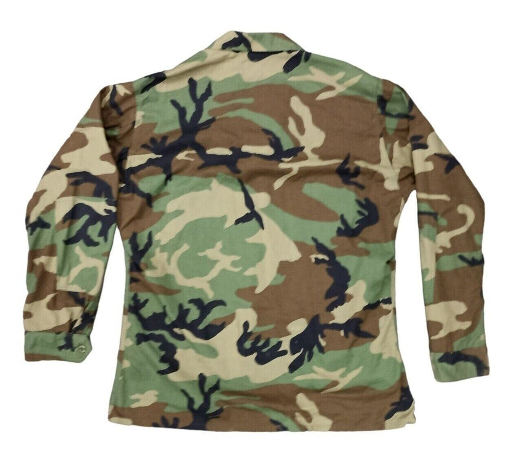 US Army Hot Weather Woodland Camouflage BDU Shirt Ripstop Combat Jacket