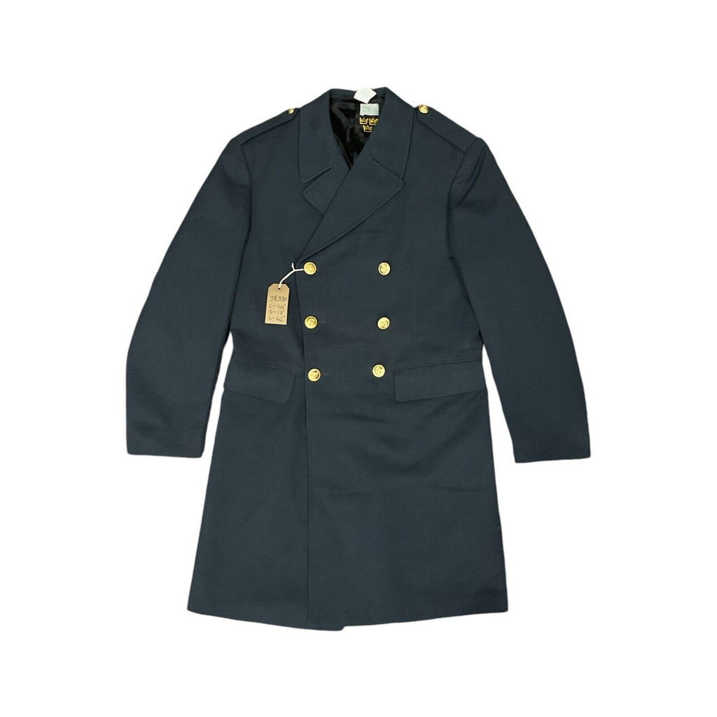 Swedish Navy Rappson Wool Overcoat Deadstock [JR330]