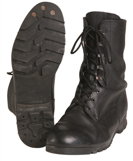 Czech Army M90 Black Leather Combat Boots