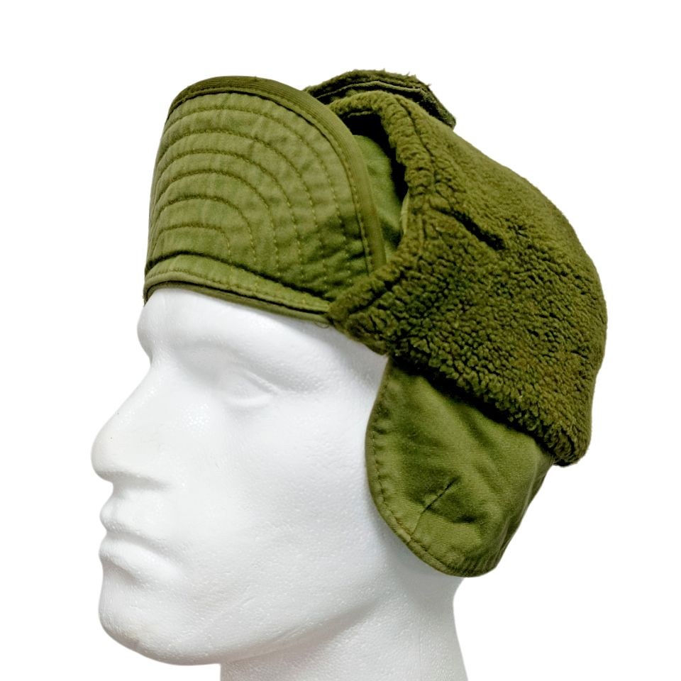 Danish Army Olive Green Winter Hat