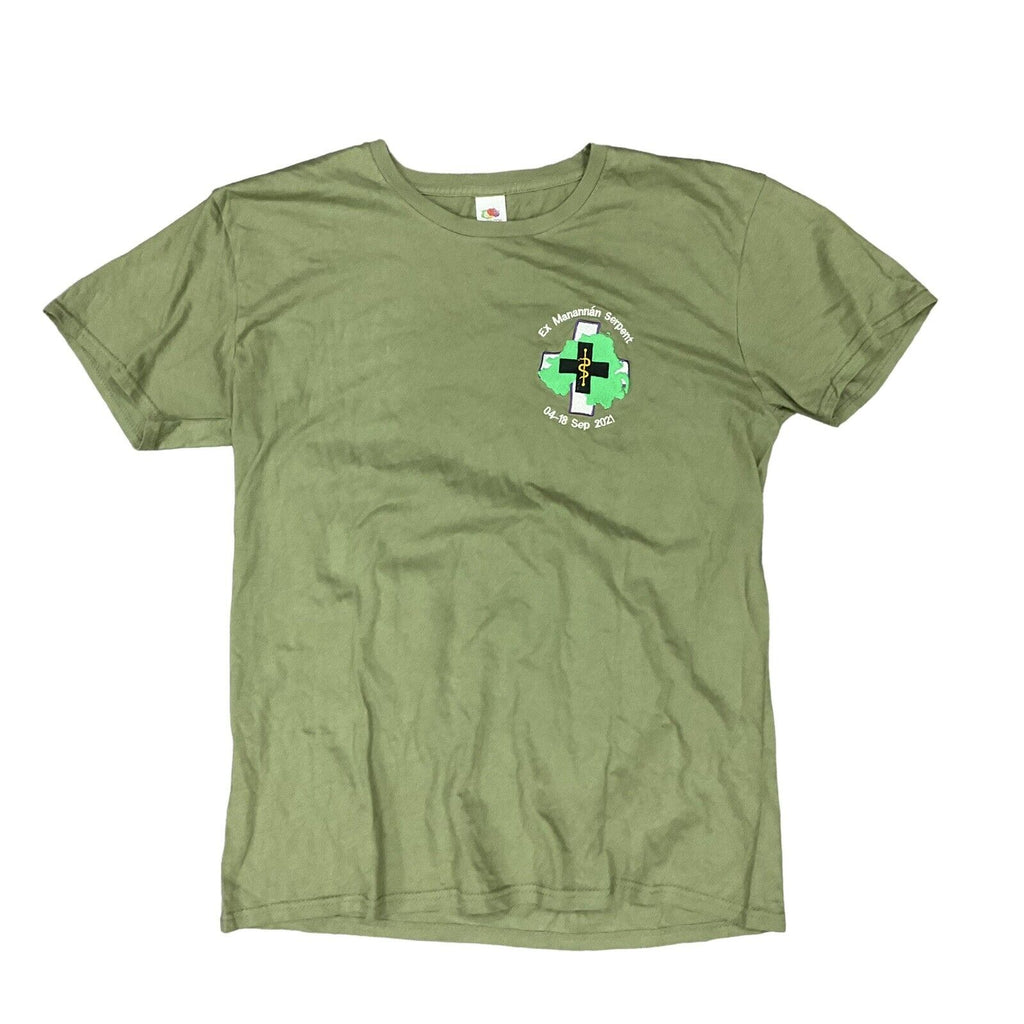 British Army Medical Exercise Manannan Serpent T Shirt Olive - Large [RG40]