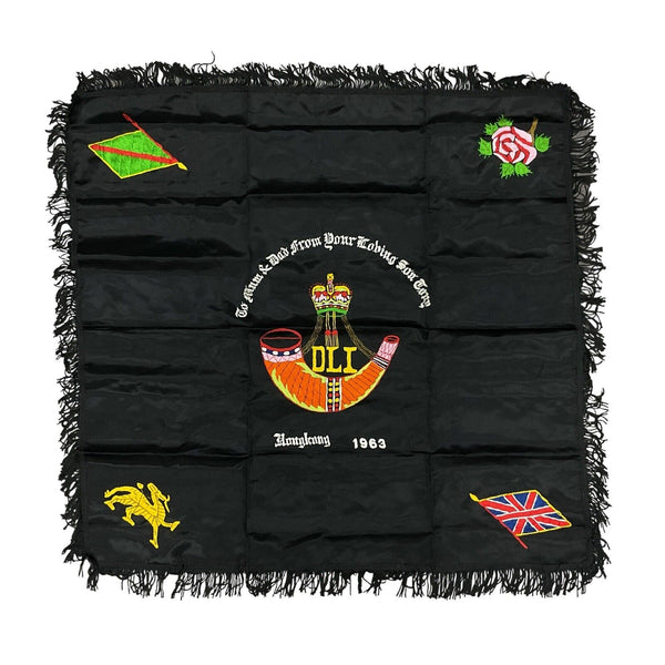 Durham Light Infantry Regiment Hong Kong Souvenir Scarf (JS79)