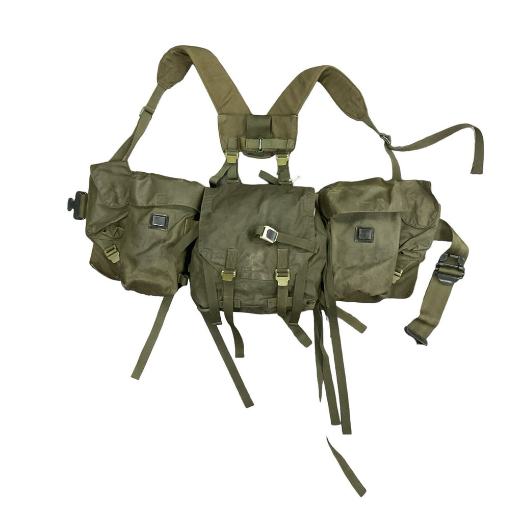 British Army 1972 Pattern Webbing Trials Nylon Pouch Complete Set [72pG]