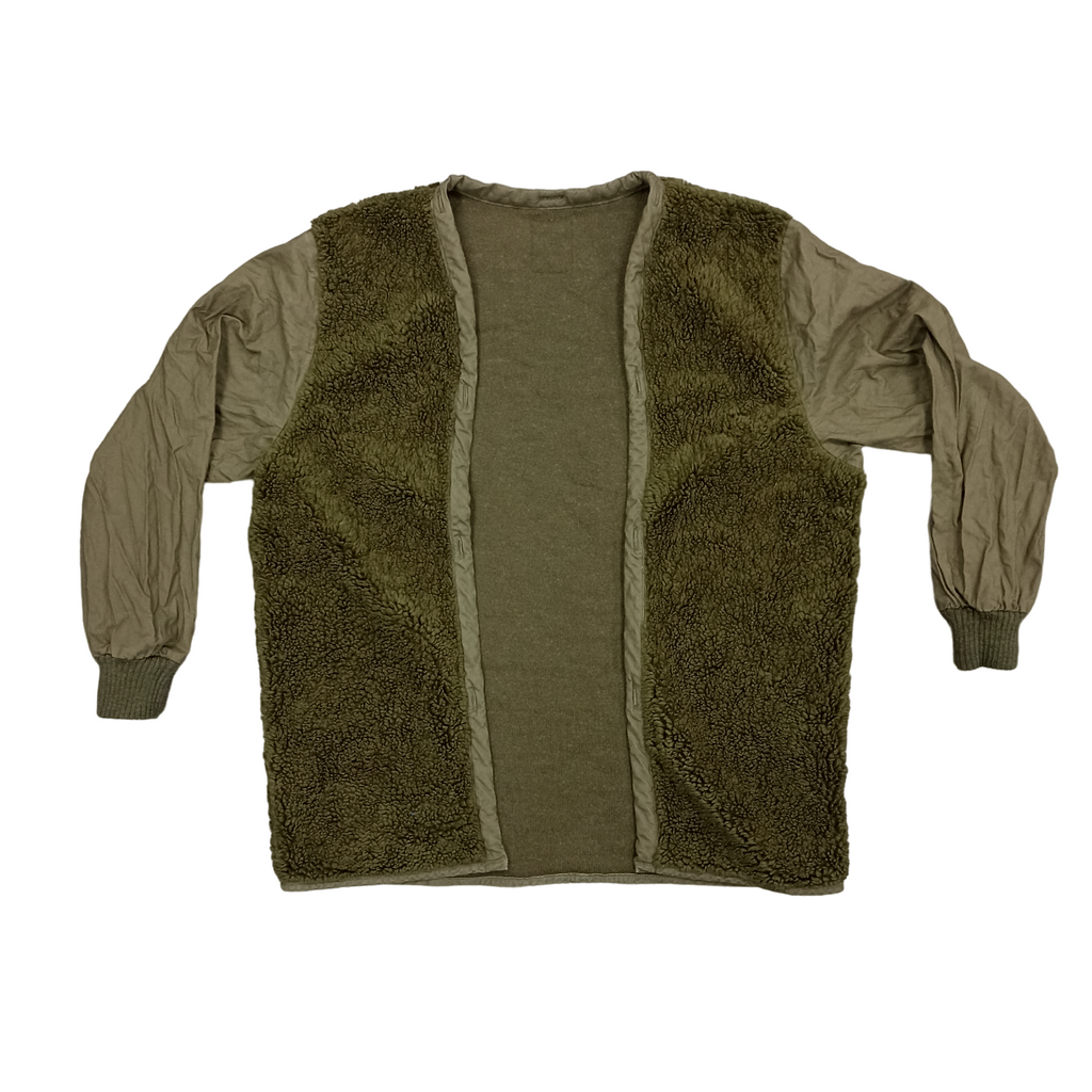 Dutch Army Green Thermal Fleece Jacket Liner