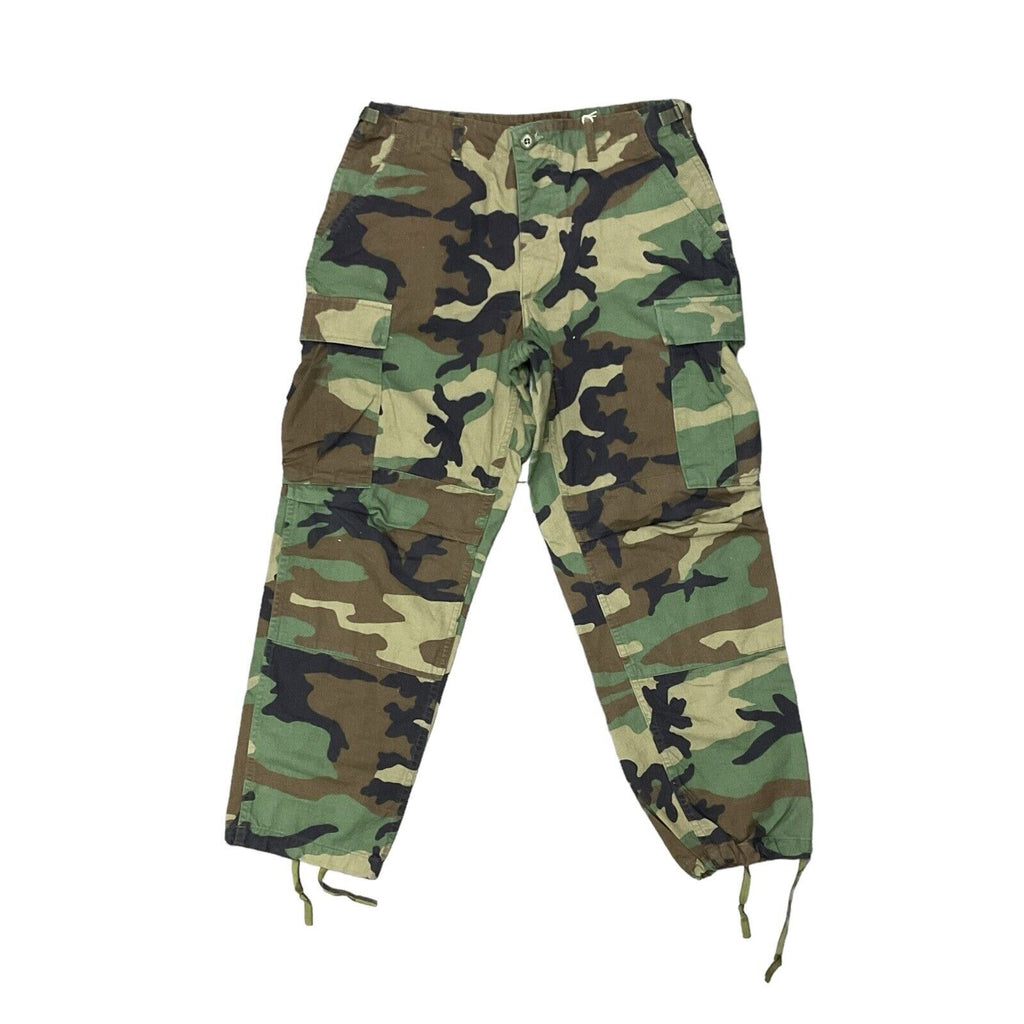 US Army m81 Woodland Camo Combat Trousers MED-SHORT [LD16]