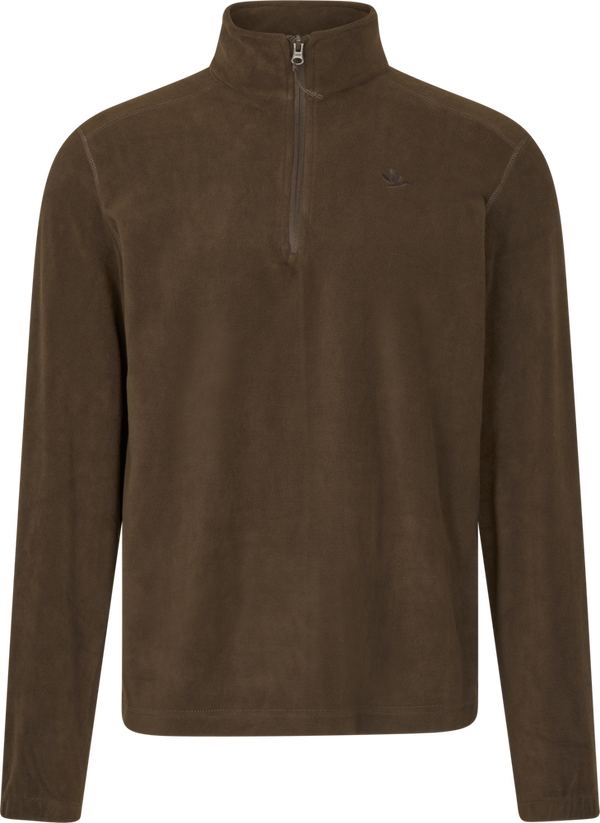 Seeland Benjamin Half Zip Fleece - Dark Brown