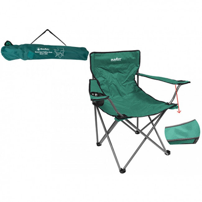 Summit Quickseat Green Lake Folding Chair with Carry Bag