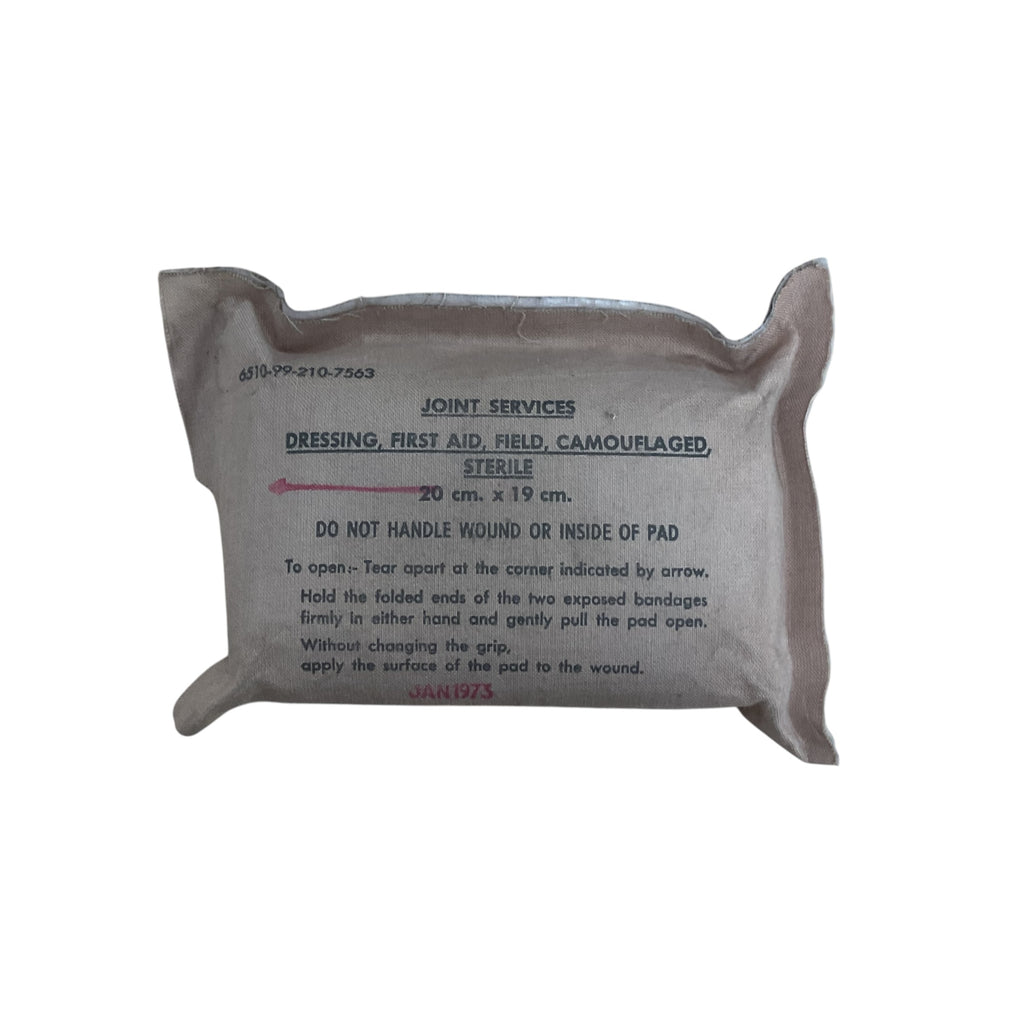 British Army 1973 Field Dressing First Aid Sealed [WH68]