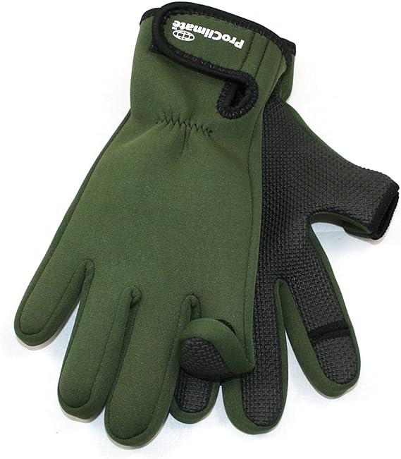 Proclimate Neoprene Waterproof Gloves - Green