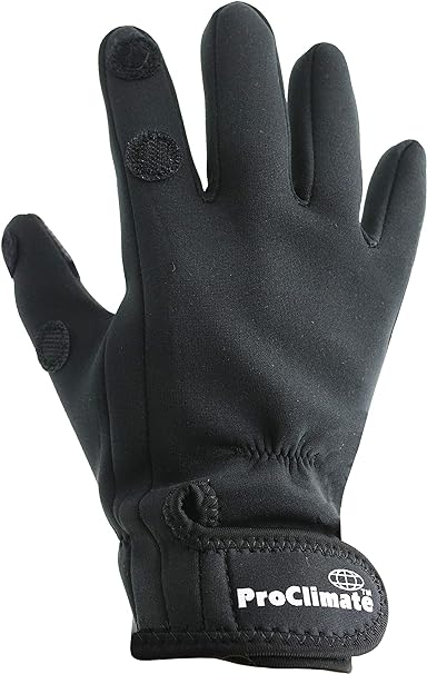 Proclimate Neoprene Waterproof Gloves - Black
