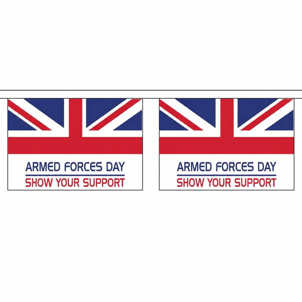 Armed Forces Day 3m Bunting