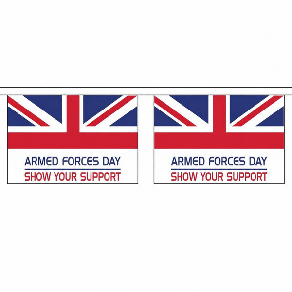 Armed Forces Day 3m Bunting