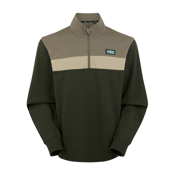 Ridgeline Backslider Rugby Top | Olive Multi