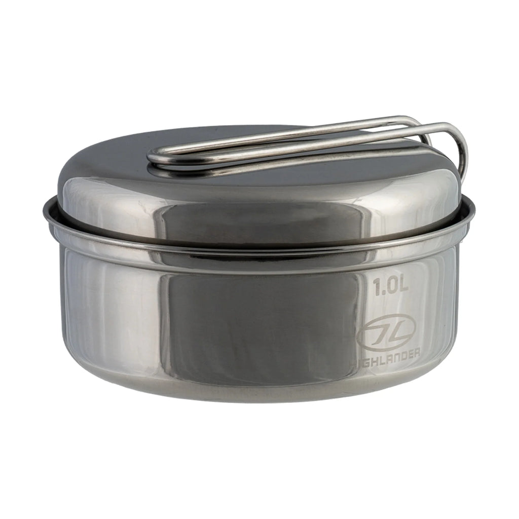Highlander Billy 1.0 Litre Camping Pot Set