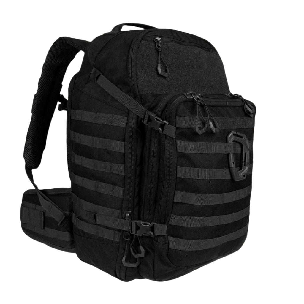 Highlander Harrier Full Clamshell Opening Pack - 35L - Black