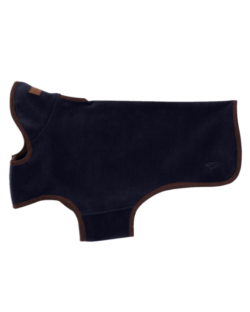 Hoggs Of Fife Stenton Fleece Dog Coat - Navy