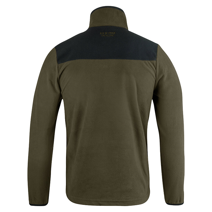 Jack Pyke Snap Neck Fleece Top | Dark Olive