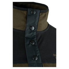 Jack Pyke Snap Neck Fleece Top | Dark Olive
