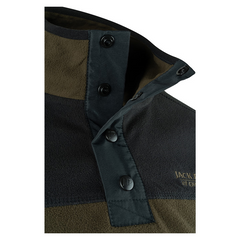 Jack Pyke Snap Neck Fleece Top | Dark Olive