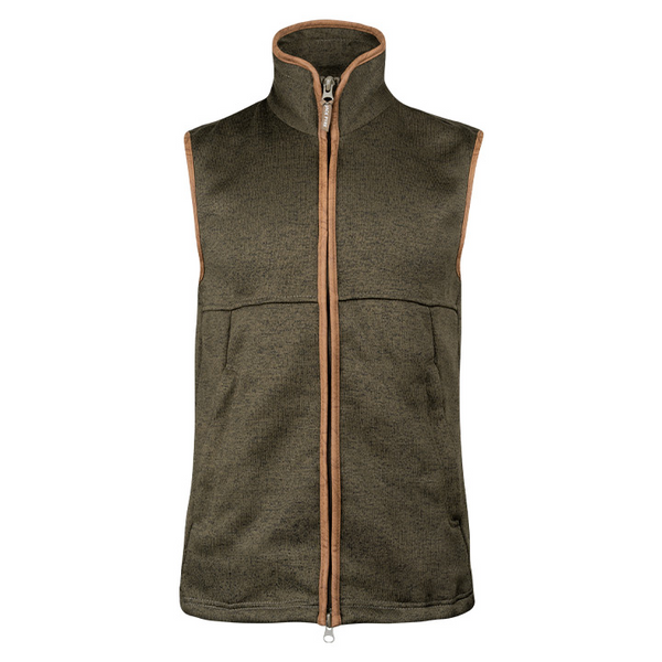 Jack Pyke Melange Fleece Gilet - Dark Olive Fleck