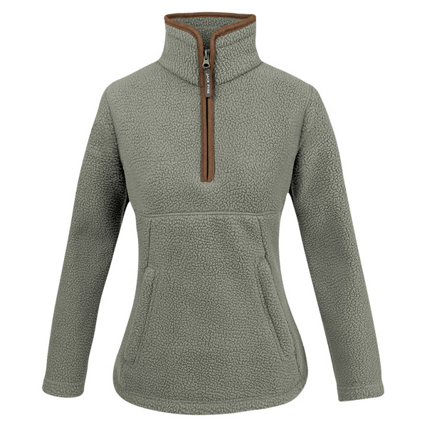 Jack Pyke Ladies 1/2 Zip Sherpa Fleece Pullover