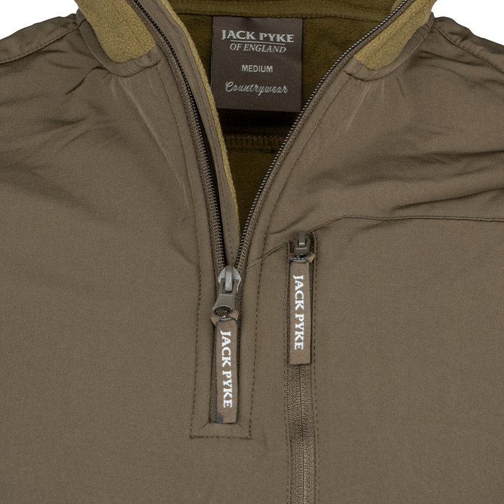 Jack Pyke Rannock Fleece Pull Over - Mustard