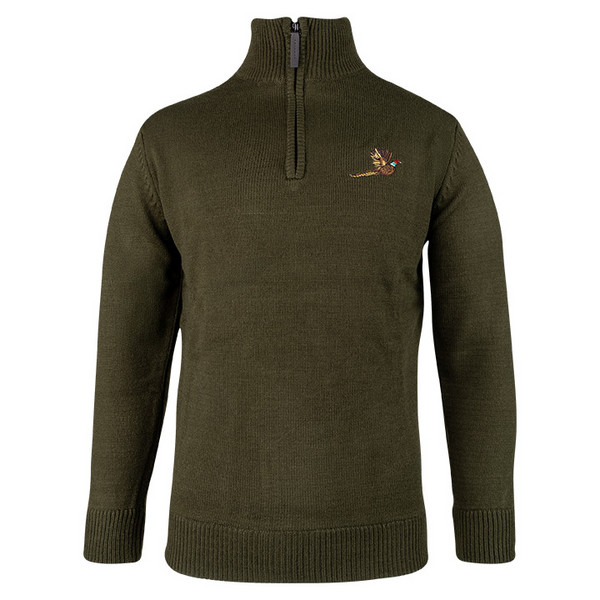 Jack Pyke Pheasant Zip Neck Pullover