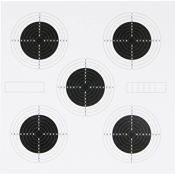 Jack Pyke 25 Yard Paper Targets x100