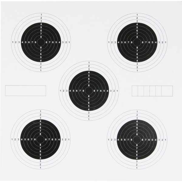 Jack Pyke 25 Yard Paper Targets x100