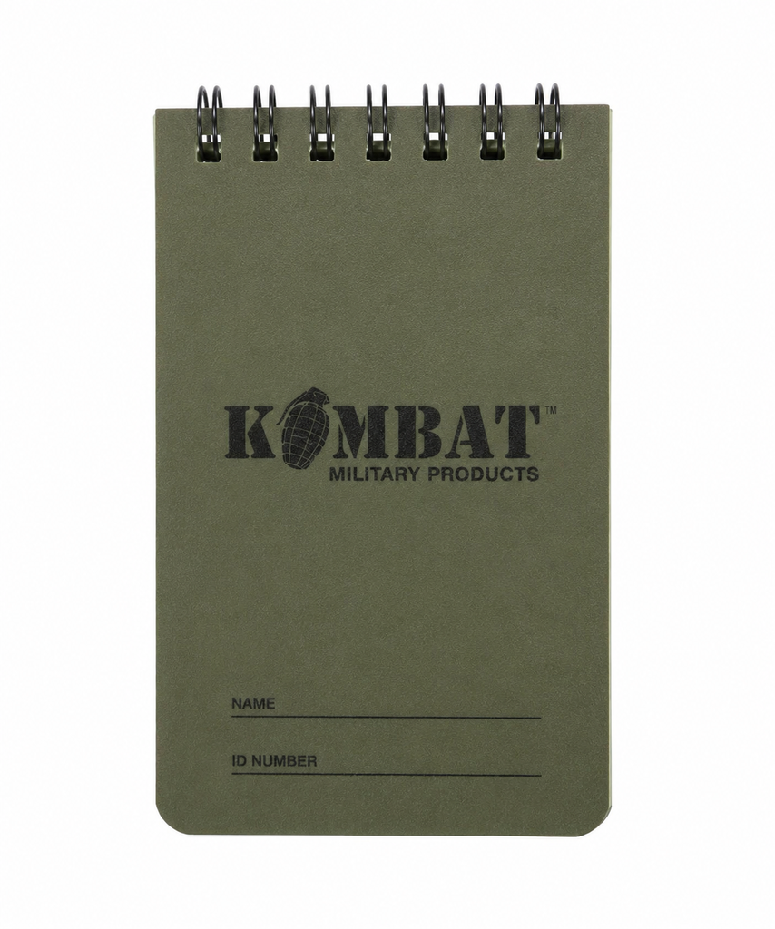 Kombat UK A6 Waterproof Notepad