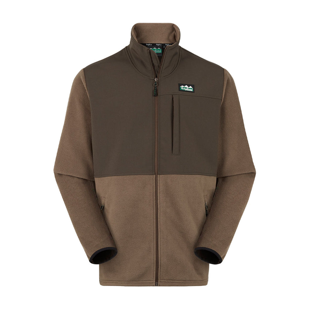 Ridgeline Hybrid Fleece Jacket - Bark