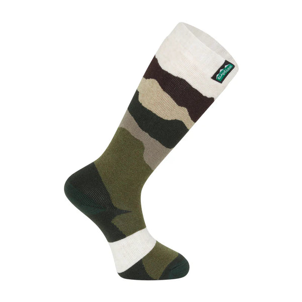 Ridgeline Merino Wool Socks Full Length - Olive
