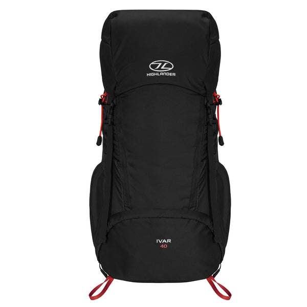 Highlander Ivar Rucksack - Black - 40L