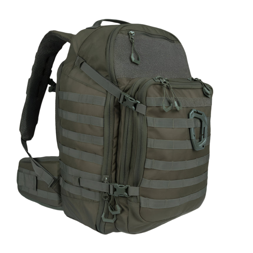 Highlander Harrier Full Clamshell Opening Pack - 35L - Green