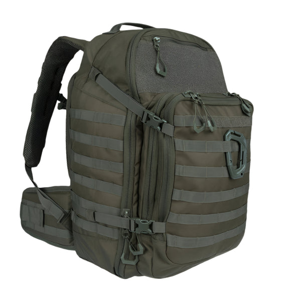 Highlander Harrier Full Clamshell Opening Pack - 35L - Green
