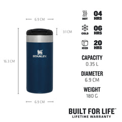 Stanley Aerolight Transit Mug - 0.35 Litre - Navy