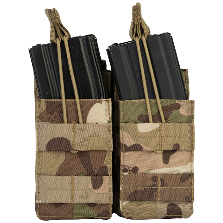 Viper TACTICAL - Custodia Doppia portacaricatore a Rilascio Veloce - per M4 / SA80 / M16 - Verde
