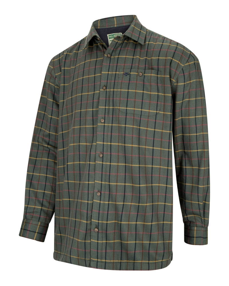 Hoggs of Fife Fleece Lined Shirt - Beech