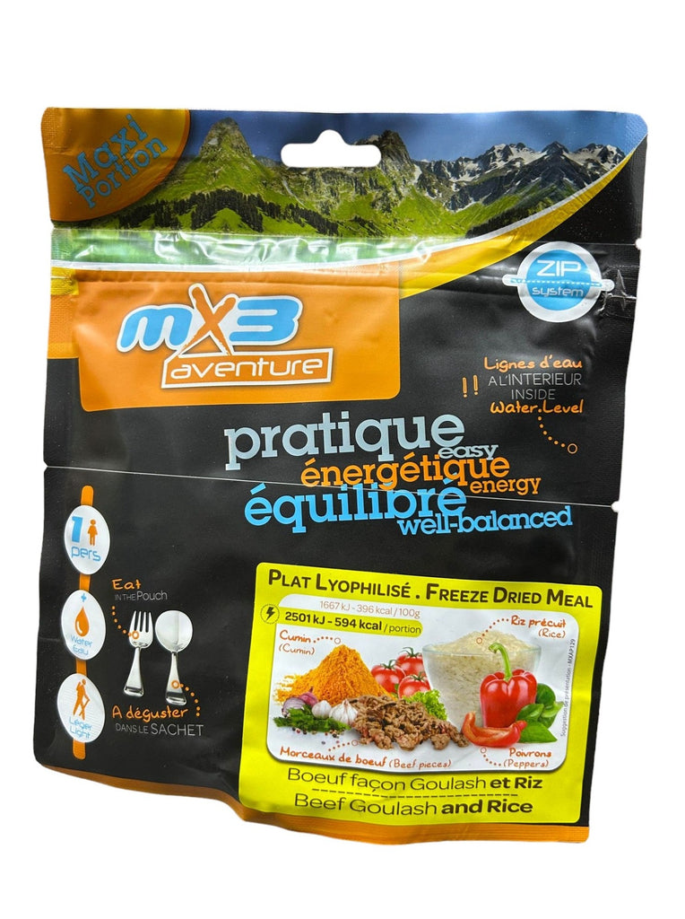 Beef Goulash & Rice - Freeze Dried Meal