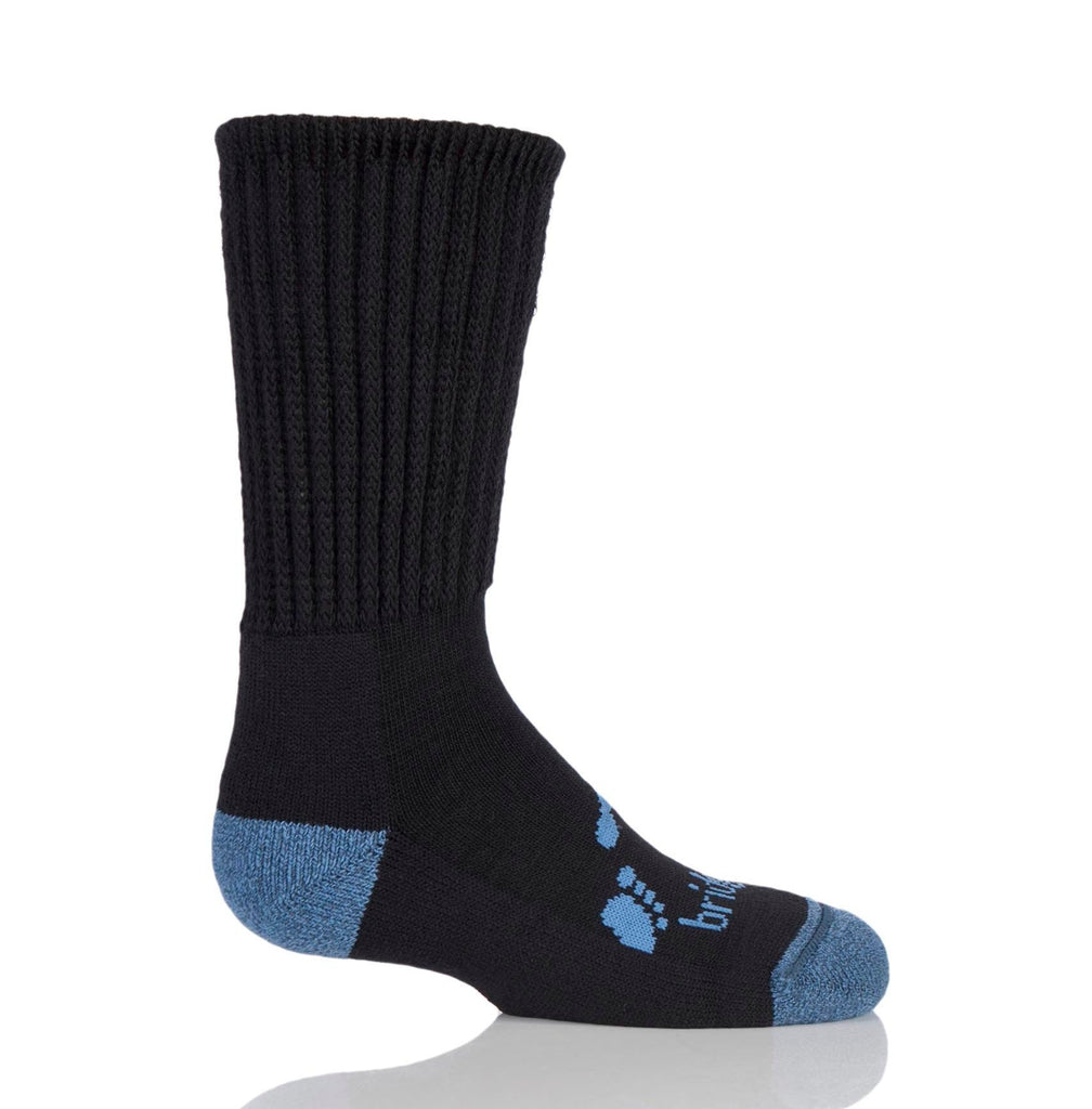 Bridgedale All Season Junior Merino Comfort Boot Socks | Black